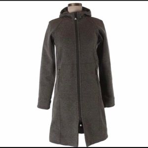 Lululemon Apres Long Yoga Jacket Grey Tweed